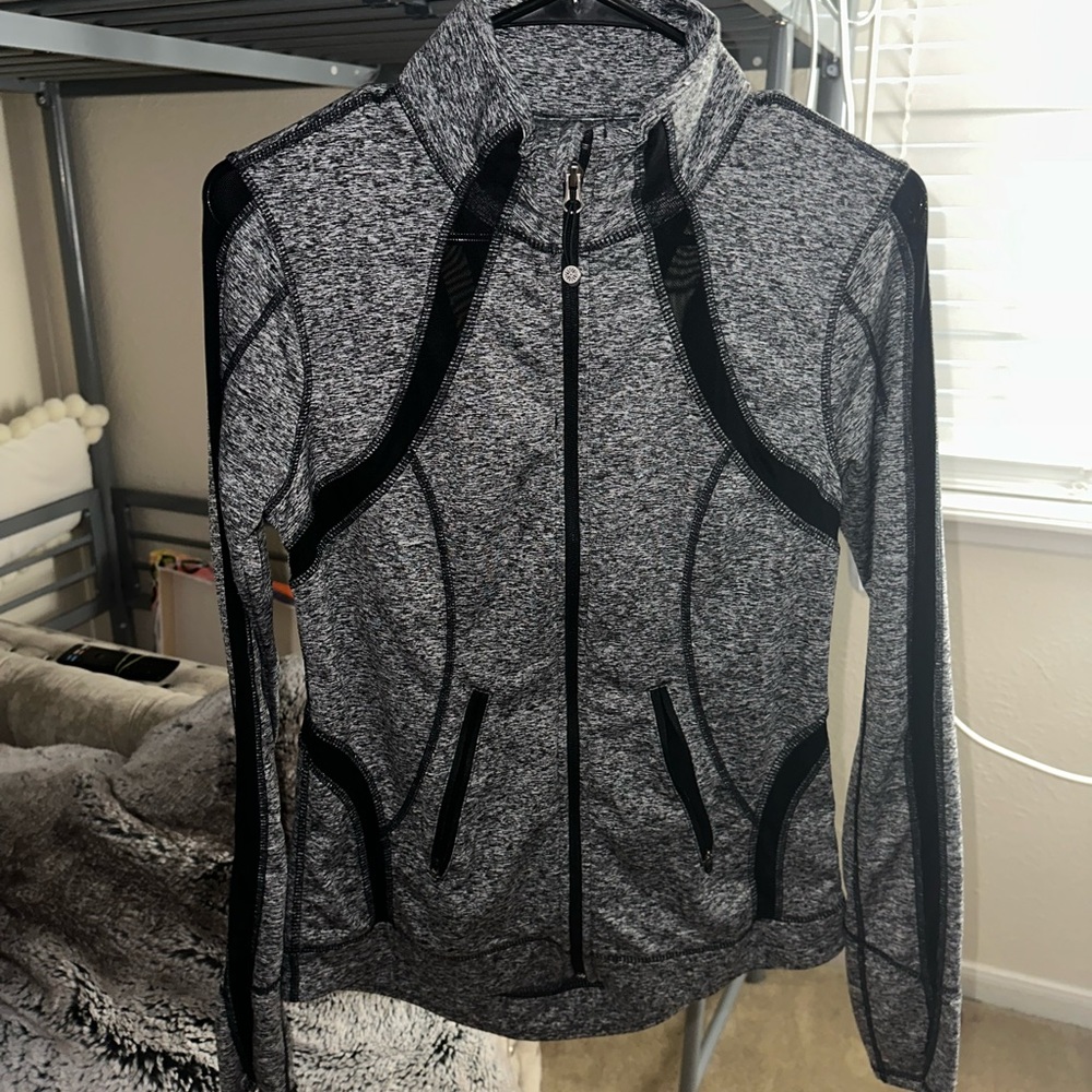 Tangerine warm-up workout/track jacket - Women’s Small